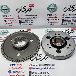 کلاچ استارت کامل موتور طرح کلیک