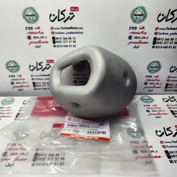 استیل ( قاب ) محافظ ته اگزوز موتور SYM گالکسی NA و NH اصلی (رنگ نقره ای مات)