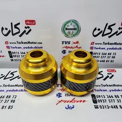 پروتکشن محافظ چرخ عقب و جلو انواع موتورسیکلت ( زرد طلایی ) cnc (هرعدد)