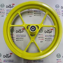 رینگ چرخ جلو موتور طرح ایروکس و nvx ( زرد )