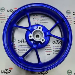 رینگ چرخ عقب موتور طرح ایروکس و nvx ( ابی کاربنی ) دیسکی