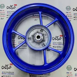 رینگ چرخ عقب موتور طرح ایروکس و nvx ( ابی کاربنی ) دیسکی