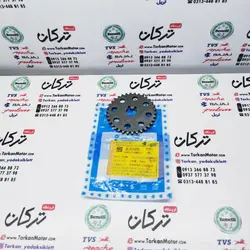 دنده زنجیر تایم به میله سوپاپ بزرگ موتور پالس NS 200 ان اس و RS ار اس اصلی