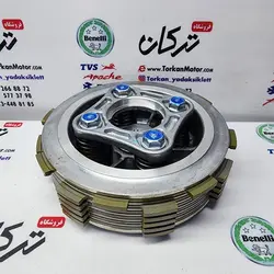 چهار شاخ کلاچ ( دیسک ) زیر و رو موتور SYM گالکسی NA و NH  همراه با صفحه کلاچ کامل