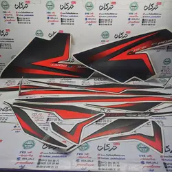 ارم ( برچسب ) کامل موتور پالس RS ار اس مشکی