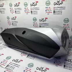 قاب اگزوز موتور SYM گالکسی J 200 و لوکی 180  ( نقره ای )