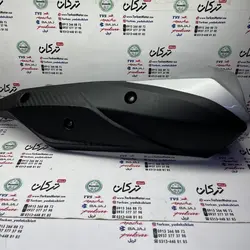 قاب اگزوز موتور SYM گالکسی J 200 و لوکی 180  ( نقره ای )