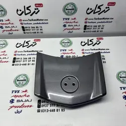 کاور ( قاب ) بین دمی ( گیتاری ) روی خطر موتور طرح ایروکس و nvx نقره ای براق خارجی