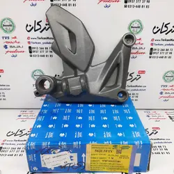 براکت جا پایه جلو سمت راست ( پدال ترمز ) موتور پالس NS 200 ان اس مدل بالا انژکتوری رنگ مدادی اصلی