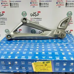 براکت جا پایه عقب سمت چپ موتور پالس RS ار اس مدل پایین رنگ نقره ای اصلی