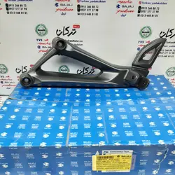 براکت جا پایه عقب سمت چپ موتور پالس RS ار اس مدل بالا رنگ مدادی اصلی