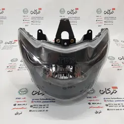 بلوری چراغ جلو کامل موتور اپاچی 150 ، 160 و 180 جدید شرکتی