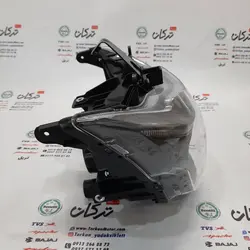 بلوری چراغ جلو کامل موتور اپاچی 150 ، 160 و 180 جدید شرکتی