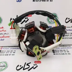 بوبین ( دستگاه ) سیم پیچی برق موتور TVS راکس و نئو NEO کاربرات شرکتی