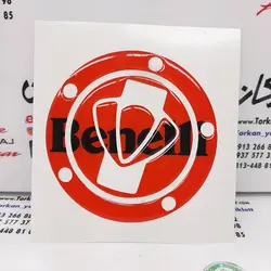 پد ( برچسب ) ارم روی درب باک موتور بنلی ( قرمز )