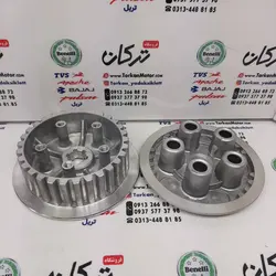 پنج شاخ کلاچ ( دیسک ) زیر و رو موتور تریل روان