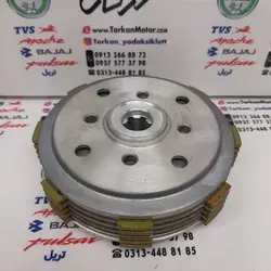 چهار شاخ کلاچ ( دیسک ) زیر و رو با صفحه کلاچ کامل موتور اپاچی 150 ، 160 و 180 و HLX 150 اچ ال ایکس