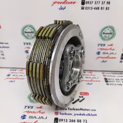 چهار شاخ کلاچ ( دیسک ) زیر و رو با صفحه کلاچ کامل موتور پالس NS 200 ان اس و RS ار اس کیفیت درجه 1 هندی