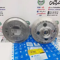 چهار شاخ کلاچ ( دیسک ) زیر و رو صفحه بزرگ موتور پالس200 و 220 و 180 UG3 ( هندلی ، زین یک تکه ) و اونجر 200 و 220 اصلی