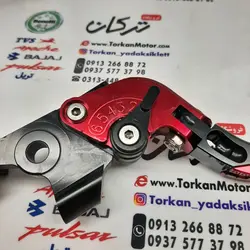 دسته ( کتی ) کلاچ و ترمز تاشو رنتال CNC حرفه ای اسپرت موتور بنلی 250 تک سیلندر قدیم و 300 دوسیلندر قدیم و جدید و ریس ( قرمز )