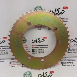 دنده ( طبق ) زنجیر چرخ عقب متوسط 6 پیچ موتور تریل گلد رادیسون