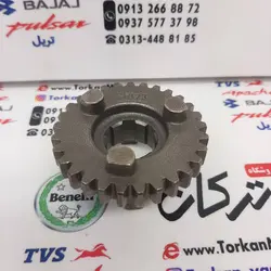 دنده کوچک ریز کشویی گیربکس موتور تریل 125 ، 150 ، GY جی وای و گلد رادیسون و هوندا 125 و 150 ( 29 دندانه )