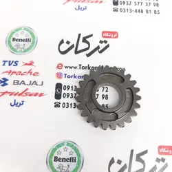 دنده هرز گرد گیربکس 4 حفره برجسته موتور بنلی 150 ( 23 دندانه ) اصلی