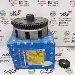 دیسک کلاچ همراه با دنده مقابل موتور پالس 180 UG4 ( بدون هندل ، زین دو تکه ) 200 و 220 و اونجر 200 و 220 صفحه کلاچ بزرگ اصلی
