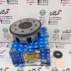 دیسک کلاچ همراه با دنده مقابل موتور پالس NS 200 ان اس و RS ار اس اصلی