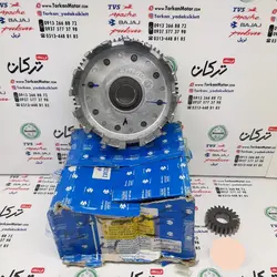 دیسک کلاچ همراه با دنده مقابل موتور پالس NS 200 ان اس و RS ار اس اصلی