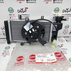 رادیات همراه با فن کامل موتور SYM گالکسی NA و NH اصلی