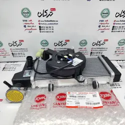 رادیات همراه با فن کامل موتور SYM گالکسی NA و NH اصلی