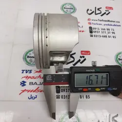 رینگ و پیستون ( پستان ) موتور پالس 200 و 220 و اونجر 200 و 220 اصلی ( سایز 0/75 )