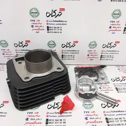 سیلندر با رینگ و پیستون ( پستان ) موتور اپاچی 180 شرکتی