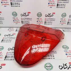 شیشه ( طلق ) خطر موتور TVS راکس جدید قرمز