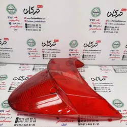 شیشه ( طلق ) خطر موتور TVS راکس جدید قرمز