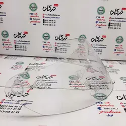 شیشه ( طلق ) کلاه کاسکت ایمنی فک متحرک ساده راپیدو کد 958