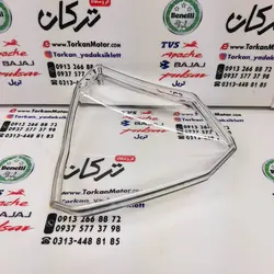 شیشه طلق بلوری ( چراغ ) جلو موتور تریل روان جدید مثلثی