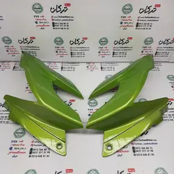 قاب ( فلاپ ) بغل کنسول بلوری چراغ موتور اپاچی 150 ، 60 و 180 جدید ( جفتی ) سبز