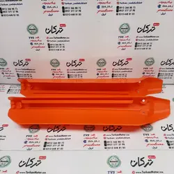 قاب ( کاور ) پاشاخ میله کمک جلو انواع موتورهای تریل نارنجی (جفتی)