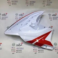 قاب بغل باک ( بال باک ) سمت چپ موتور پالس RS ار اس سفید قرمز اصلی