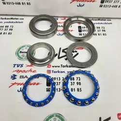 کاسه و ساچمه فرمان کامل موتور اپاچی 150 ، 160 و 180 کیفیت درجه 1 هندی