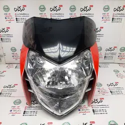 کنسول کامل چراغ جلو موتور پالس LS 135 ال اس قرمز