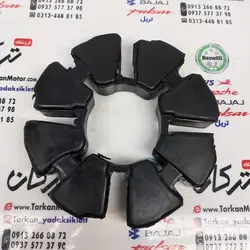لاستیک ( بوش ) توپی چرخ عقب موتور پالس 180 و 200 و 220 ، باکسر ( بوکسر ) 150 ، ns 150 ان اس ، ls 135 ال اس و بنلی 150 قدیم