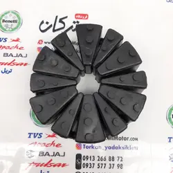 لاستیک ( بوش ) توپی موتور بنلی 250 تک سیلندر قدیم و نیوفیس ، بنلی keeway CITY 150 ( کیوی ) و بنلی 180 و بنلی 150 نیوفیس