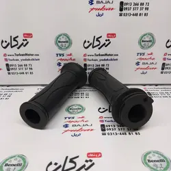 لاستیک سر دسته فرمان گاز و کلاچ با استخوانی موتور بنلی 150 اصلی (جفتی)