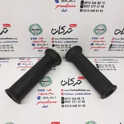 لاستیک سر دسته فرمان گاز و کلاچ با استخوانی موتور اپاچی 150 ، 160 ، 180 و 200 کیفیت درجه 1 هندی (جفتی)