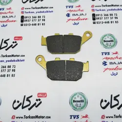 لنت ترمز عقب cb سی بی بدون چاک و دینو z2 , z3 و دلتا و بلنتا و MT9 ( طلایی کیفیت درجه 1 )