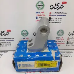 هولدر ( رابط ) پایه میله فرمان سمت چپ نقره ای موتور پالس 180 ، 200 و 220 UG4 (بدون هندل ، زین دو تکه) اصلی