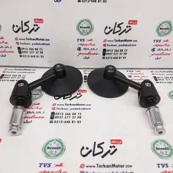 اینه اسپرت سر فرمان پایه تک خم (جفتی)